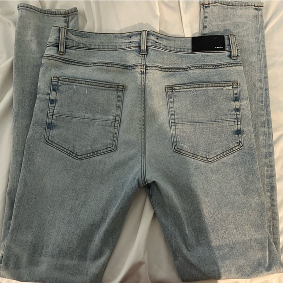 AMIRI MX1 Jeans Light blue / Tan size 36 - Picture 7 of 8